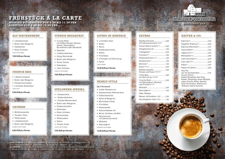 Aktuelles | Stellwerk - Restaurant und Bar in Meckenheim